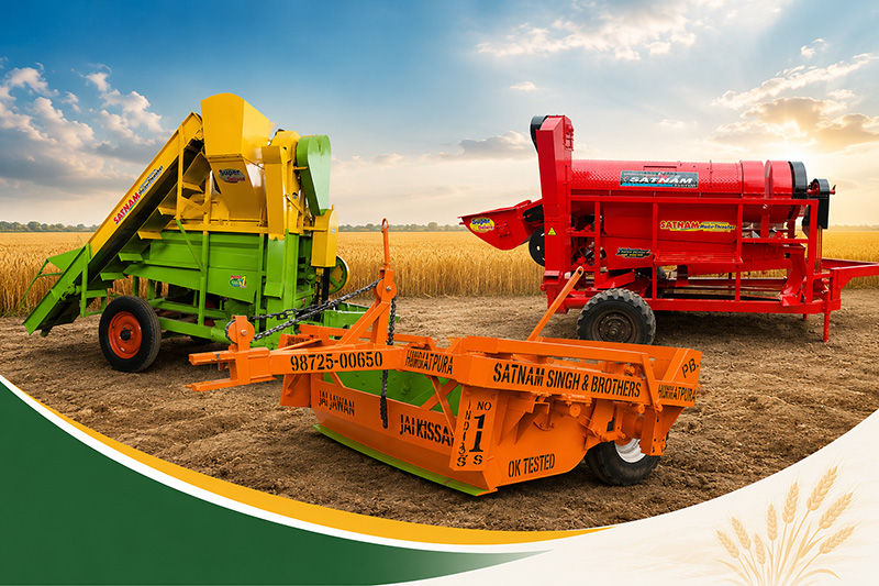 Multicrop Threshers Manufacturer and Supplier in India - Satnam Agriculture Works